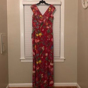 Tadashi Shoji floral gown